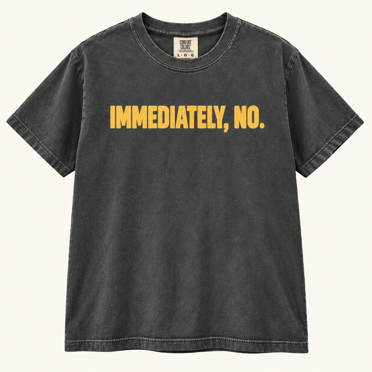 Immediately, no.