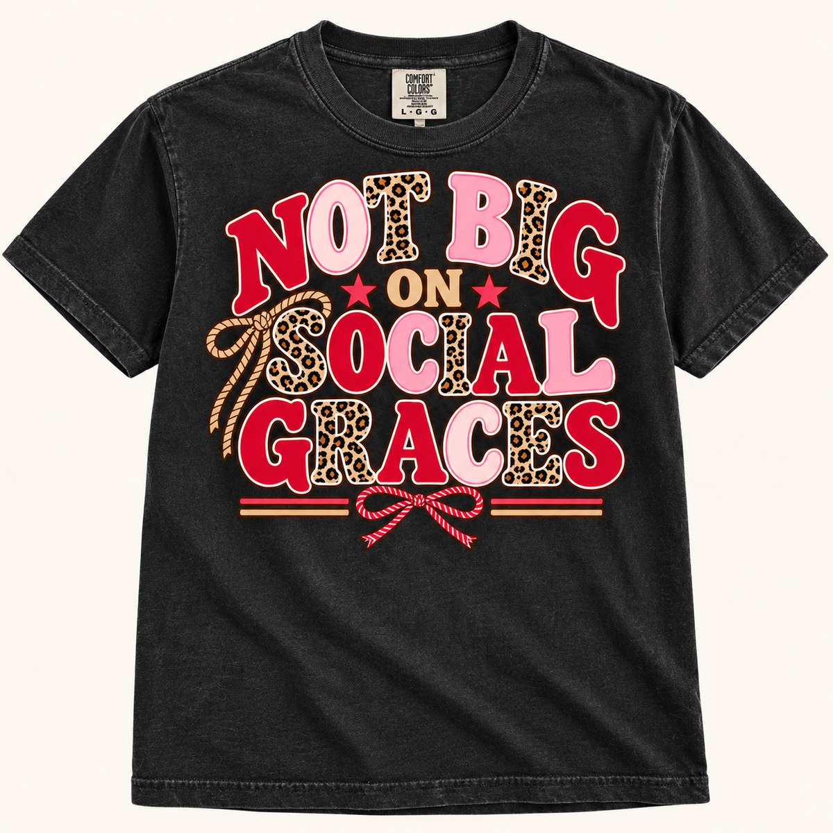Not Big on Social Graces Red