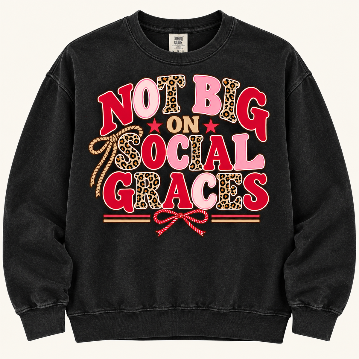 Not Big on Social Graces Red