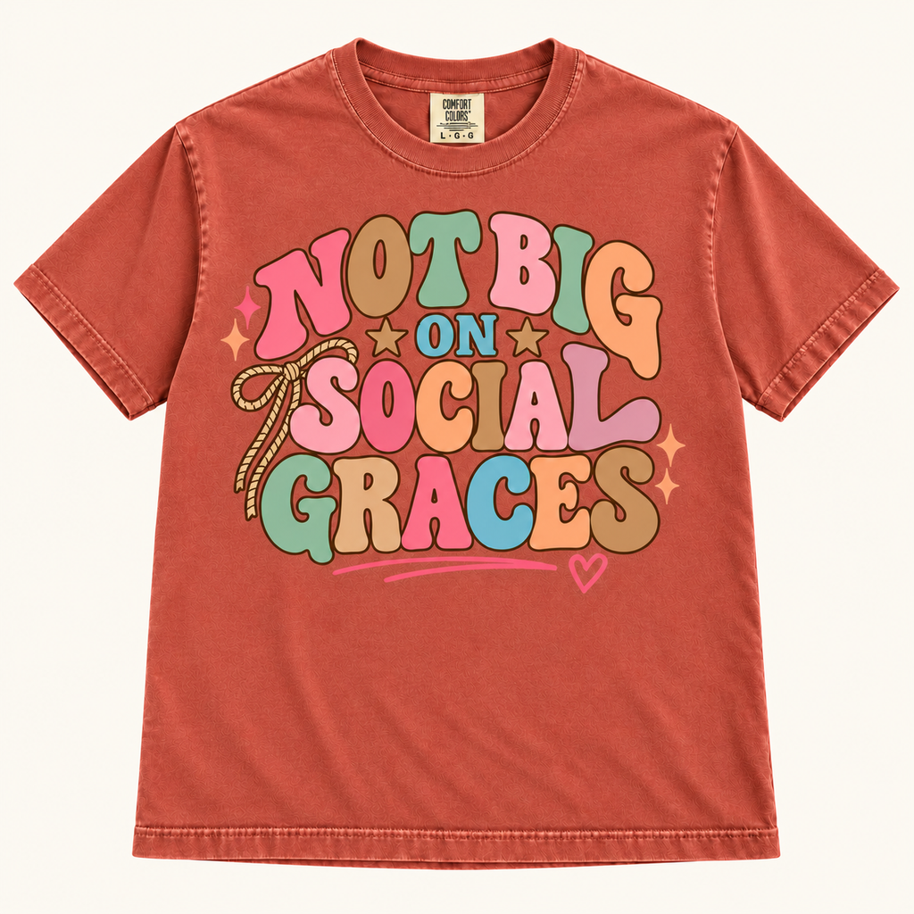 Not Big on Social Graces - Pastel