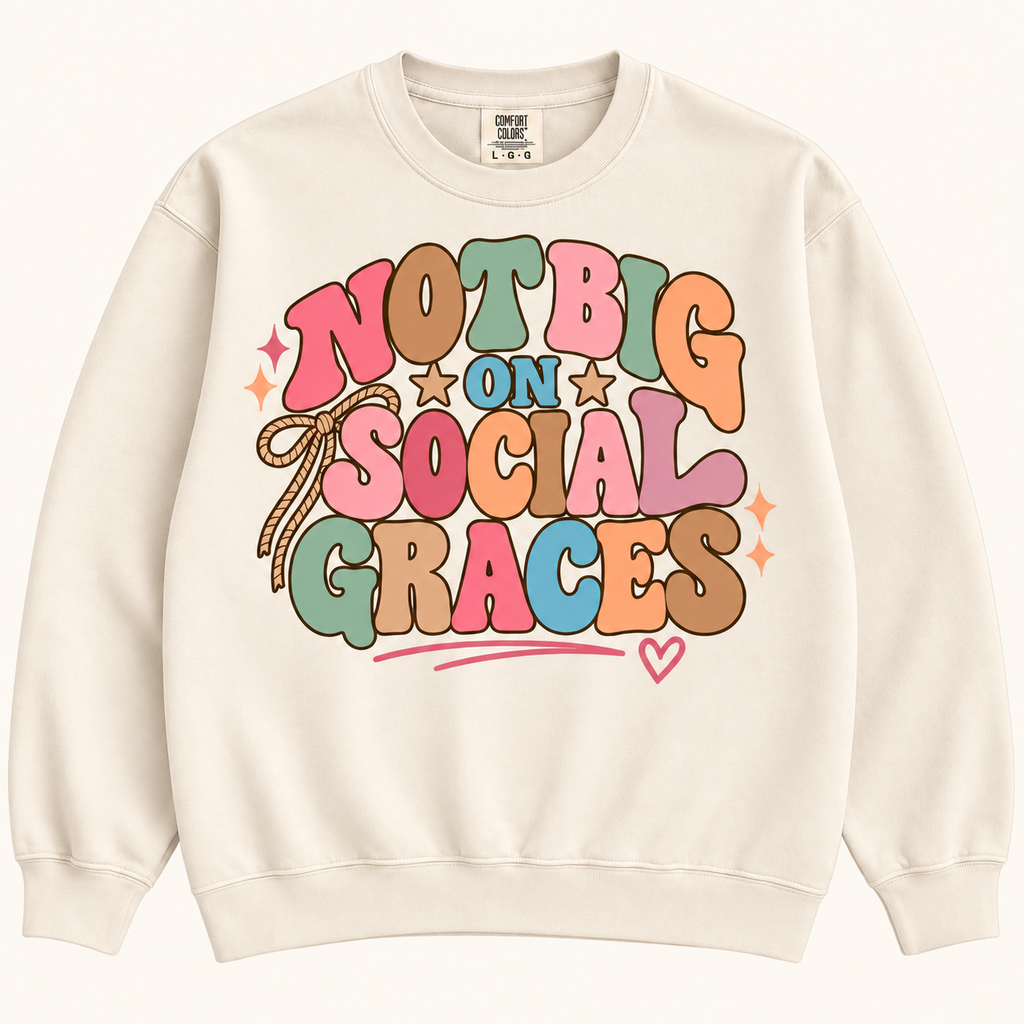 Not Big on Social Graces - Pastel