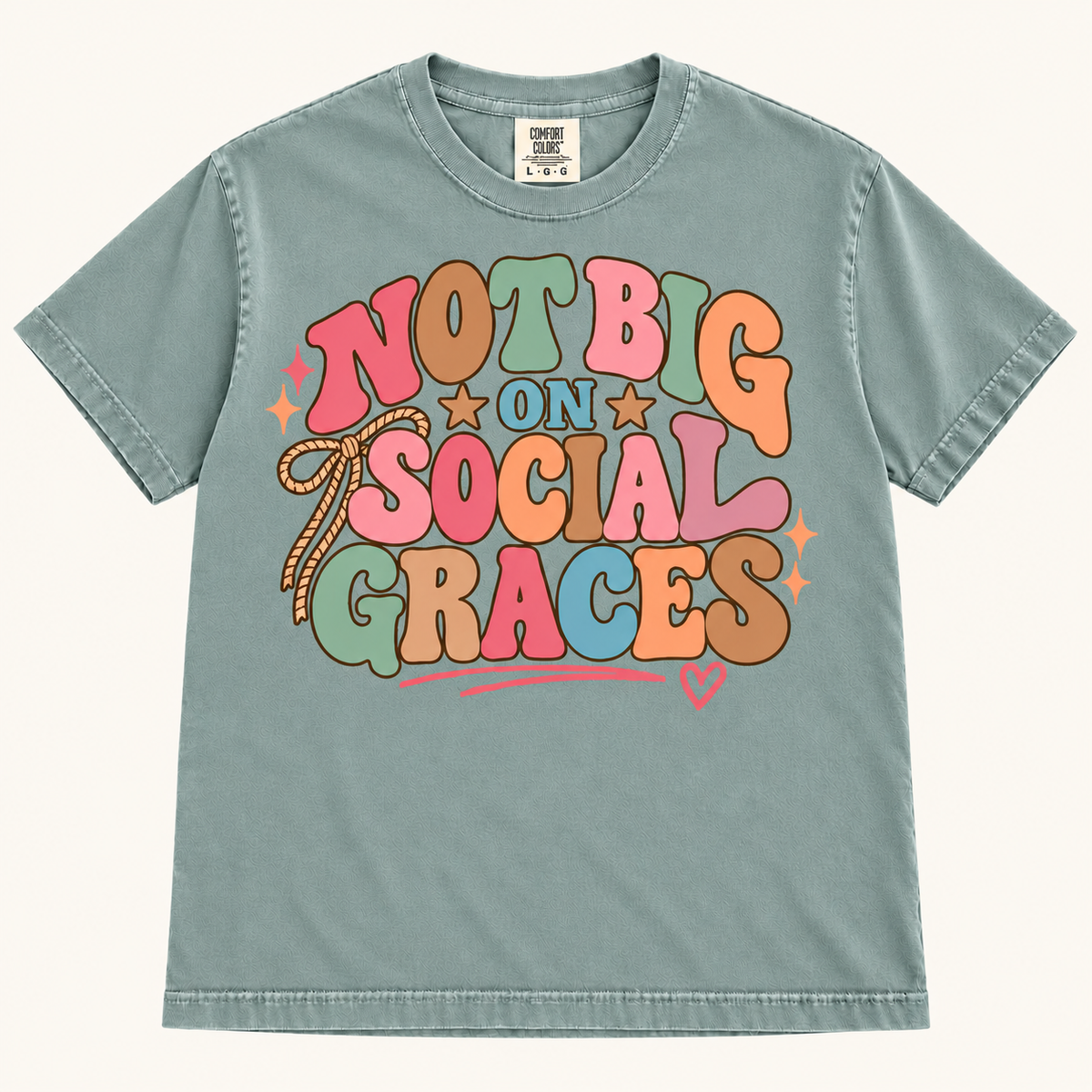 Not Big on Social Graces - Pastel