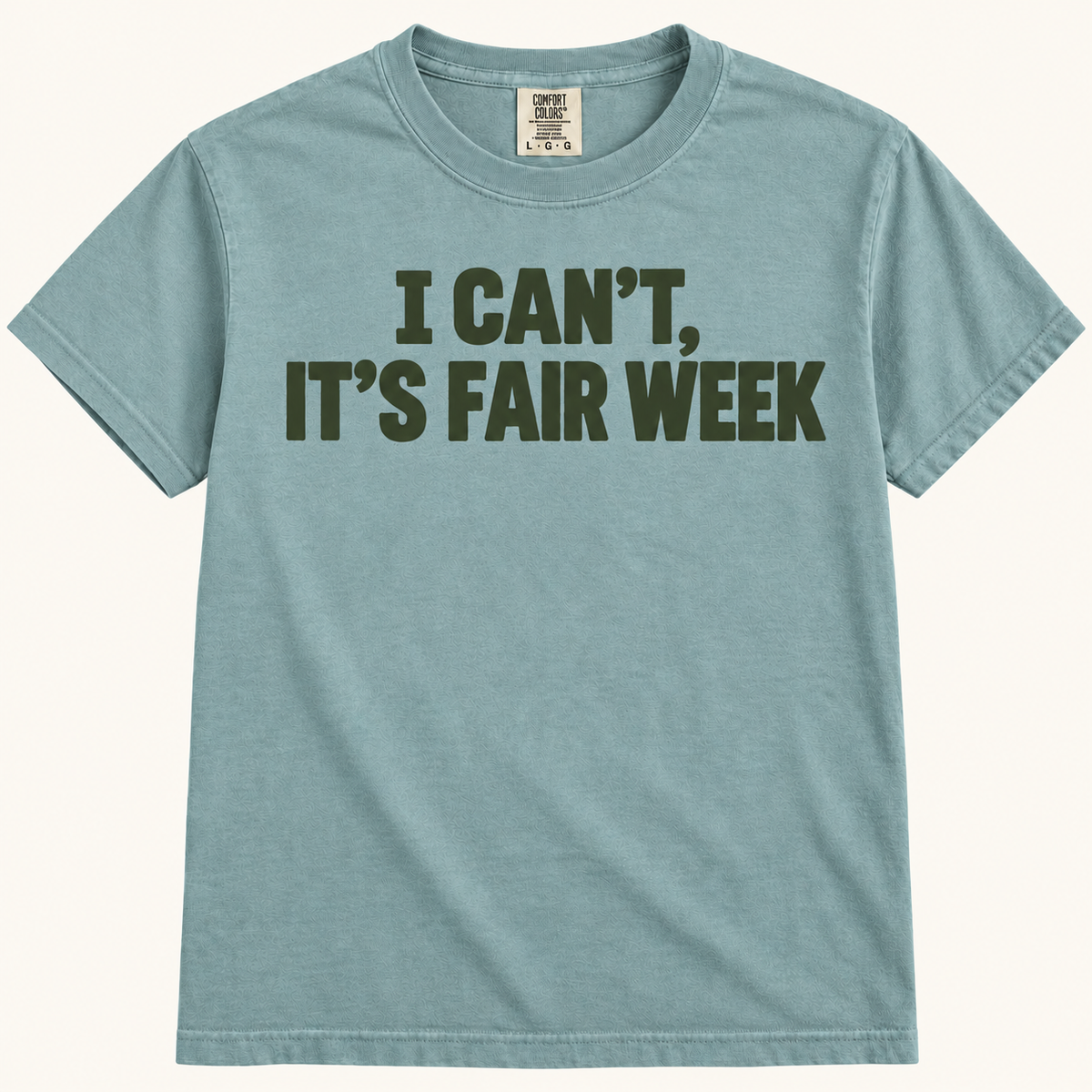 I Can't, It's Fair Week