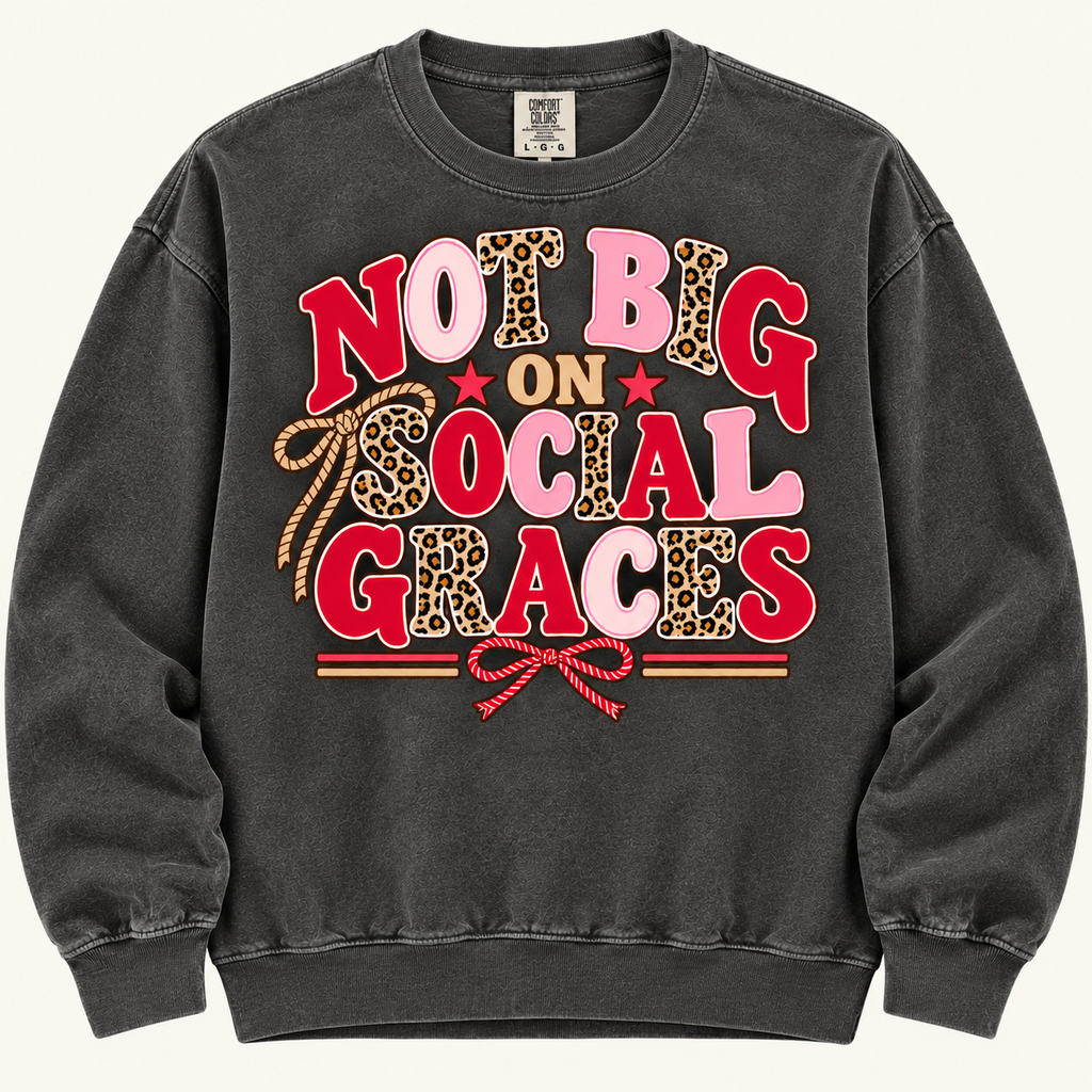 Not Big on Social Graces Red