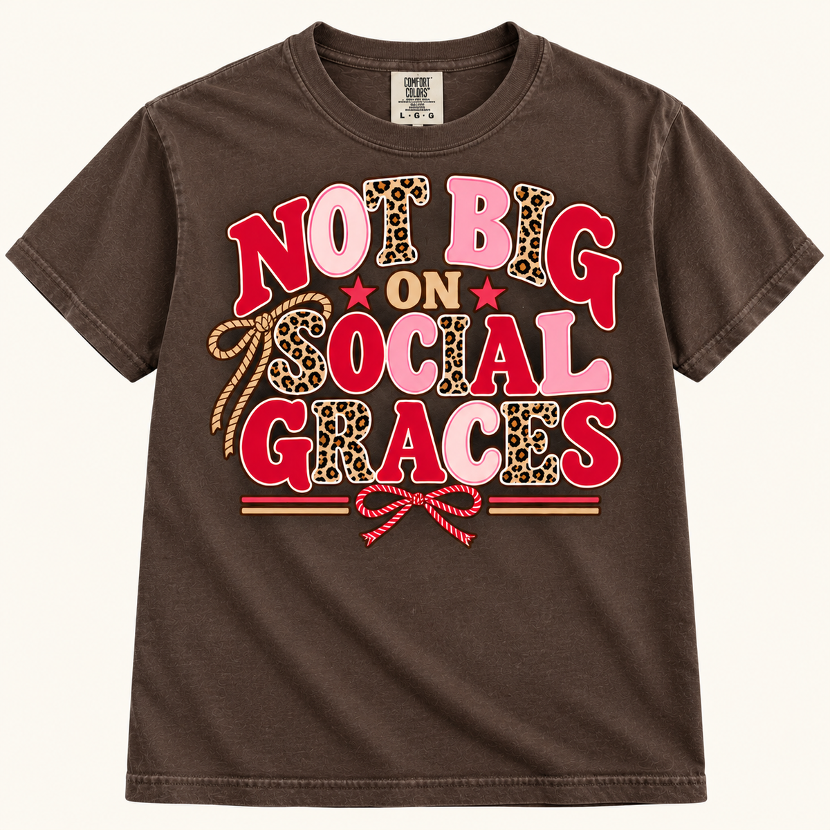 Not Big on Social Graces Red
