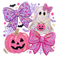 Purple and Pink Jack-o-Lantern design